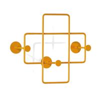 Bazar portemanteau mural petit jaune jonquille Richard Lampert - LAMPERT BAZAR WAND K GELB