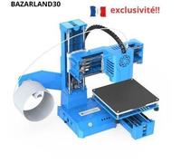 BAZARLAND30.Imprimante 3D K9 pour Débutants, Mini Machine d'Impression 3D, Faible Bruit, Compatible avec WiPrintPLA TPU, 1.75mm