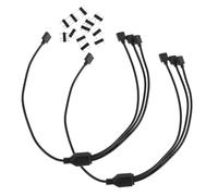 BAZEITFLOW 1 ensemble Adaptateur de Câble Hub de Répartition Connecteurs pour Ventilateurs de PC et Bandes LED Connecteurs Pins