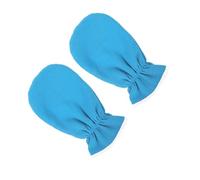 BAZEITFLOW 1 Gants Exfoliants Huile Essentielle pour Soins Peau Gants de Spa Hydratants et Masque pour Mains Bleu