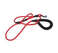 BAZEITFLOW 1 pièce Laisse de Traction Réfléchissante pour Chien Corde de Traction Nylon Multifonctionnelle Rouge Accessoire Pratique pour Promenade et Transport Animaux