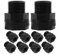 BAZEITFLOW 10 pièces Connecteur de Tuyau Arrosage GHT X Npt pour Réservoir Eau Raccord Anti-Fuite pour Irrigation Jardin et Système de Pulvérisation