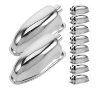 BAZEITFLOW 10 pièces Cosse Tambour Métal Ajustable Oreille Caisse Claire Compatible Batterie Snare Tom Bass Drum Lugs Support Réglable