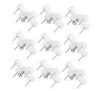 BAZEITFLOW 10 Pièces Crochets Muraux Sans Trace pour Photo Clous Invisibles Renforcés Fixation Murale pour Murs Plâtre et Briques Charge Lourde Installation Facile