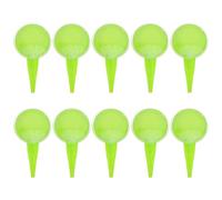 BAZEITFLOW 10 Pièces Distributeur de Graines Portatif 10 Pcs, Semoir Jardin 5 Réglages Ajustables, Outil de Plantation Polyvalent pour Bulbes et Légumes, Épandeur à Gazon Manuel Vert Fruit,