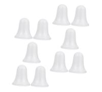 BAZEITFLOW 10 Pièces DIY Foam Bells Lightweight Craft Ornaments for Xmas Tree Decoration Easy to Paint and Shape for and Wedding Projects