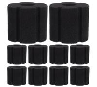 BAZEITFLOW 10 pièces Éponges de Filtration pour Aquarium Mousse de Préfiltre Biochimique Compacte pour Poissons Nettoyage des Débris et Maintien Qualité de Eau Petit Réservoir