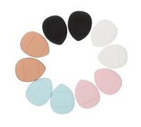 BAZEITFLOW 10 pièces Éponges Maquillage Fond Teint Mini Multifonctions pour Correcteur et Fond de Teint Portable