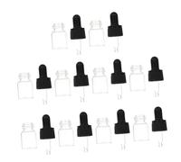 BAZEITFLOW 10 Pièces Flacons Verre pour Huile Essentielle avec Compte-gouttes Flacons Multi-fonctions Verre Anti-uv pour Liquides Cosmétiques et Échantillons Parfumés et Résistant