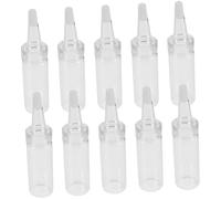 BAZEITFLOW 10 Pièces Hamster Water Bottle Transparent Glass Small Animal Milk Feeder for Orphaned Pets Soft and Safe Nursing Tool for Hamsters Sugar Gliders