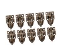 BAZEITFLOW 10 pièces Loquets Vintage Fer pour Boîtes Lot de Fermetures à Bascule Verrous Robustes pour Coffres Boîtes à Bijoux et