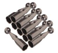 BAZEITFLOW 10 pièces Perles de Queue de Parapluie Métalliques Accessoires de Réparation pour Parapluie Pliant Embouts Pratiques et Faciles à Installer de Rechange pour Baleines de Parasol