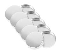 BAZEITFLOW 10 pièces Petits Pans de Fard à Paupières Boîte Vide pour Maquillage Organisateur de Fard à Paupières Aluminium DIY Palette de Maquillage pour Stockage Pratique