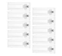 BAZEITFLOW 10 Pièces Pousseur Automatique Système de Réapprovisionnement Pratique pour Étagère en Plastique, Organisateur de Boissons et Snacks pour Magasin et Rangement de Rayons