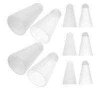 BAZEITFLOW 10 pièces Protège-Pointe Stylet Fibre pour Crayon Numérique Housse Antidérapante Compatible Tablette Protection Complète pour Embouts Stylo Écran Tactile