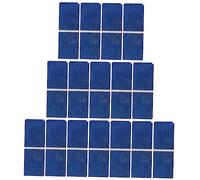 BAZEITFLOW 100 pièces Cellules Solaires Miniatures Polycristallin DIY Panneau Solaire Portable pour Chargeur Batterie Camping