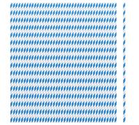 BAZEITFLOW 100 Pièces Cones Papier Rayés Bleus et Blancs pour Barbe à Papa Bâtons Écologiques et Sécurisés pour Fêtes Anniversaire Pique- et Événements Festifs