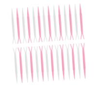 BAZEITFLOW 100 pièces Double-fold Eyelid Forks Y-shape Cosmetic Accessory For Natural Double Eyelid Makeup Tool For Home And Professional Use Couleur Aléatoire Couleur Aléatoire