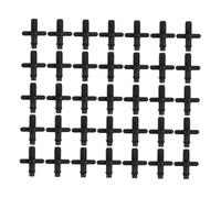 BAZEITFLOW 100 pièces Kit de Connecteurs Irrigation à pour Tuyaux de Jardin Adaptateurs PVC pour Système Arrosage Automatique pour Potagers et