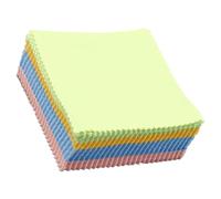 BAZEITFLOW 100 pièces Lot de Chiffons Microfibre pour Lunettes et Bijoux Lingettes Nettoyantes Réutilisables Anti-traces et Huiles pour Entretien Précis