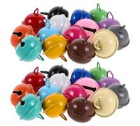 BAZEITFLOW 100 pièces Pet Collar Bells Candy Bells For Cats And Dogs Small Jingle Animal Neck Pendant Charms For Outdoor Safety And DIY Christmas Decorations