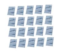 BAZEITFLOW 100 Pièces Sac Antistatique de Protection PE Pochette Auto Adhésive Translucide Bleu pour Carte Principale et Puce Sac de Blindage Électronique Pratique et Écologique