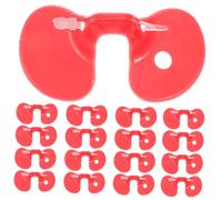 BAZEITFLOW 100pièces Lunettes Rouges Anti-picage pour Poules Faisans Et Poulets De Basse-Cour Protection Les Combats Faciles à Poser Et Retirer Accessoires pour Élevage Avicole
