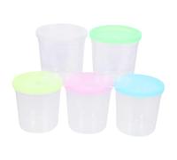 BAZEITFLOW 12 pièces Betta Jellyfish Flower Arrangement Cups Transparent Plastic Multifunctional Fish Farming and Floral Display Cups Couleur Aléatoire Couleur Aléatoire