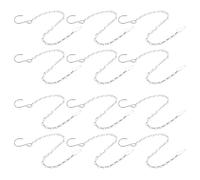 BAZEITFLOW 12 Pièces Chaînes de Suspension pour Plantes Chaînes Métalliques Robustes avec Crochets Support Poids Élevé pour Paniers Suspendus et Pots de Fleurs Décoration Jardin Intérieur et