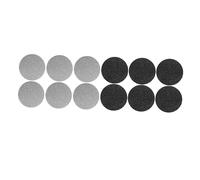 BAZEITFLOW 12 pièces Lames de Rechange pour Râpe Électrique Outils Pédicure Pratiques pour Enlever Corne et Callosités Accessoires Compatibles pour Soins Domicile et Salon