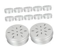 BAZEITFLOW 12pièces Boîte Entraînement Chien Aluminium Conteneur Dressage pour Petit Chien Mallette Dressage Museau Outil Détection Entraînement Nez Pet