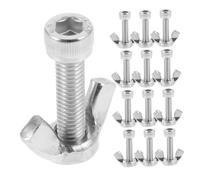 BAZEITFLOW 14 Pièces Kit de Vis Métalliques pour Tour avec Écrous Accessoires de Remplacement pour Outils de Poterie et Tour Céramique Ensemble et Polyvalent pour Débutants et Amateurs