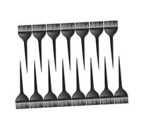 BAZEITFLOW 15 Pièces Lot de Brosses et Peignes de Teinture pour Cheveux Plastique Noir Applicateurs Durables pour Coloration Balayage Décoloration et Coiffage Usage Salon et Domicile Poignée