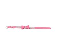 BAZEITFLOW 1ensemble Collier Réglable pour Chiens avec Nœud Et Strass Accessoires pour Animaux De Compagnie XXS Coloris Et Confortable