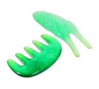 BAZEITFLOW 1ensemble Masseur Acupuncture Outil De Grattage Multifonctionnel Avec Peigne Et Fourche y Pour Muscles Confortable Élimine Les Poches Sous Les Yeux