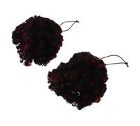 BAZEITFLOW 1paire Perruque Courte Bouclée Pour Femmes Outil De Coiffure Pratique Pour Chignons Désordonnés Et Chignons Élégants Accessoire Pour Look Unique