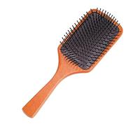 BAZEITFLOW 1pièce Peigne Bois Pratique Avec Coussin Air Mini Peigne De Massage Portable Pour Cheveux à Domicile Ou Voyage