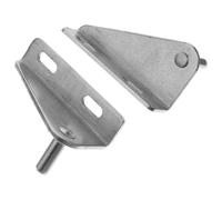 BAZEITFLOW 2 Charnières Professionnelles de Porte de Congélateur en Acier Inoxydable, Petite Charnière Remplaçable pour Réfrigérateur, Accessoire de Congélation, 28mm, Kit 2 Pièces