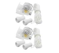 BAZEITFLOW 2 Ensembles Blinds Cord Tilt Control System with Cord Horizontal Blind Replacement for Living Bedroom Office Use