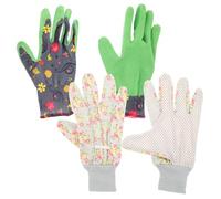 BAZEITFLOW 2 Paires Moufles de Jardinage Résistants aux Perforations et Étanches, Tissu Solide, Protection Anti-rayures, pour Travaux Extérieurs et Entretien Quotidien du Jardin Style