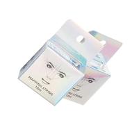 BAZEITFLOW 2 Pcs Règle Pratique Traçage des Sourcils Outil de Maquillage pour Sourcils Échelle Glissante L'asymétrie et Positionnement Précis