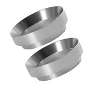 BAZEITFLOW 2 Pièces Anneaux De Dosage Accessoires De Machine à Café Outil De Brassage à Café Silver