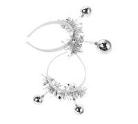 BAZEITFLOW 2 pièces Bandeau Boules Facettes Disco Accessoire Soirée Festival Confortable pour Fêtes Anniversaires Clubs et Carnaval