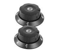 BAZEITFLOW 2 pièces Bouton Thermostat pour Four et Friteuse Commande Précise Température pour Gazinière et Chauffe-eau Contrôle Fiable et Facile Utilisation Cuisine