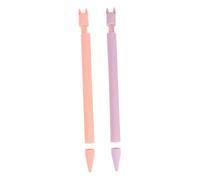 BAZEITFLOW 2 pièces Coque de Protection Antidérapante Silicone pour Stylet Première Génération Lot de Housses Souples Coloris Écureuil et Accessoires Stylus Pen Protège Chutes et Rayures