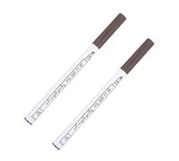 BAZEITFLOW 2 pièces Crayon Sourcils Microblading Effet Naturel Fourches Facile à Tracer Maquillage Sourcils pour Débutants et Professionnels