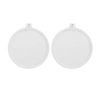 BAZEITFLOW 2 Pièces Diffuseur Air Aquariophilie Nano Silencieux Disque Bulles Fines Uniformes Installation Facile Pierre Oxygène pour Petits Aquariums