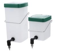 BAZEITFLOW 2 Pièces Distributeur Eau pour Lapin sans Goutte Abreuvoir Automatique Suspendu Facile à Installer et Étanche pour Rongeurs et Petits Animaux