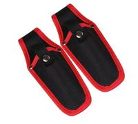 BAZEITFLOW 2 pièces Étui Scissor Case Toile Robuste pour Ciseaux de Jardinage Gaine Pruner Protectrice Anti-Coupure Housse Pratique pour Cisailles Lot de Rouge Protection Sécurisée