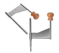 BAZEITFLOW 2 Pièces Lame Râpe à Fromage Acier Inoxydable Accessoires Coupe-fromage Manuels pour Trancheuse Rotative Outil Polyvalent pour Râper Émincer et Décorer le Fromage Maison